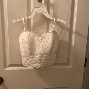 white tank top with design